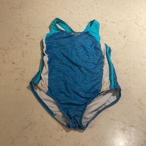 Speedo cutout back swimsuit SZ 12